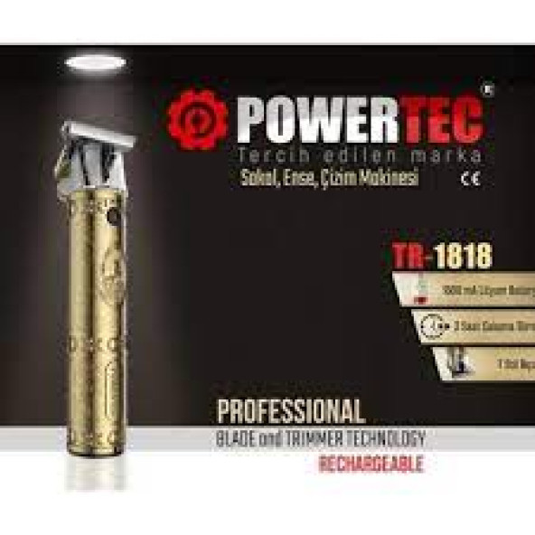 Powertec 1818 Tıraş Makinesi ürün görseli 1