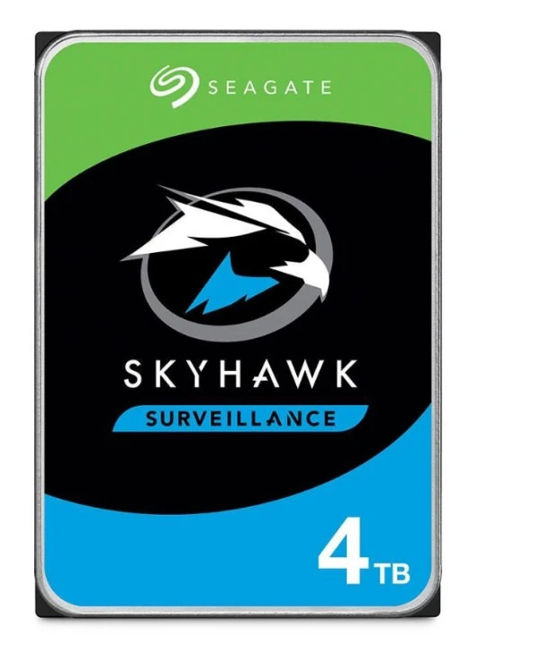 Seagate 4 TB SKYHAWK 3.5" 5400Rpm 256MB (ST4000VX013) 7/24 Güvenlik Diski ürün görseli 1