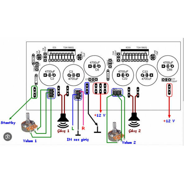 TDA1562Q, TDA1562, SIL-17 Entegre Devre - Resim 2