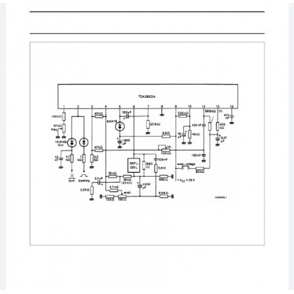 TDA2653A, SIL-13 Entegre Devre - Resim 2