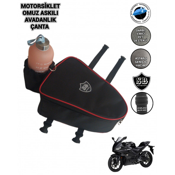 MOTORSİKLET SELE AVADANLIK ÇANTASI OMUZ ASKILI ürün görseli 1