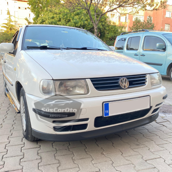 Vw Polo Mk3 1994-2003 6N Uyumlu Üniversal Astra H lip Esnek Ön Lip 2 Parça Tampon Altı Dil Karlık Ön Ek ürün görseli 1