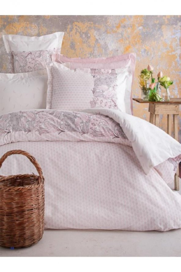 Apricitas Home Grace Senses Tek Kişilik 100 Pamuk Pike Takımı Pink ürün görseli 1
