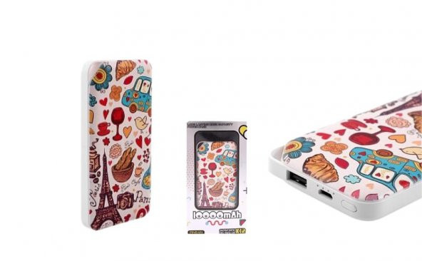 Cosmostech 10.000 Mah Powerbank Eyfel Kulesi Temalı, Taşınabilir Güç Bankası ürün görseli 1