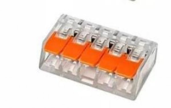5 Pinli Kilitli Klemens-Turuncu ürün görseli 1