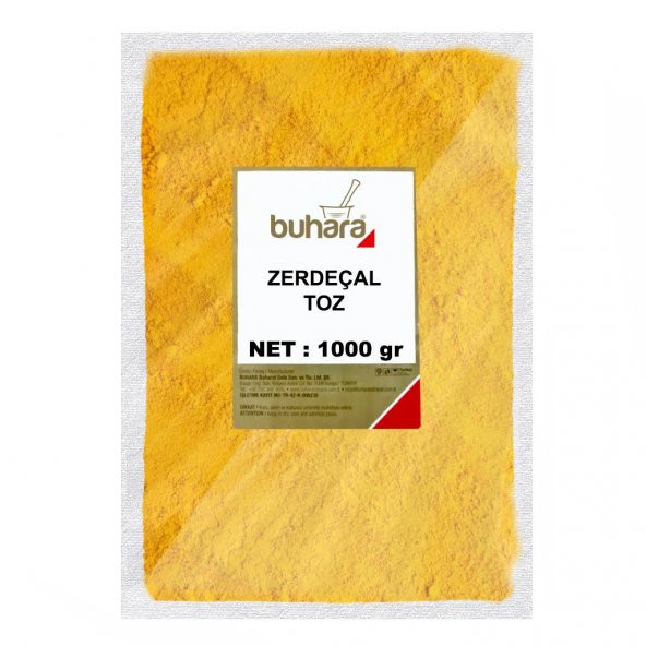BUHARA ZERDEÇAL TOZ 1000 GR ürün görseli 1