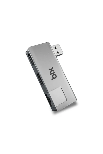 Bix BX22HB Usbden 2 Bağlantı Noktalı Ethernet USB 3.2 Hub ürün görseli 1