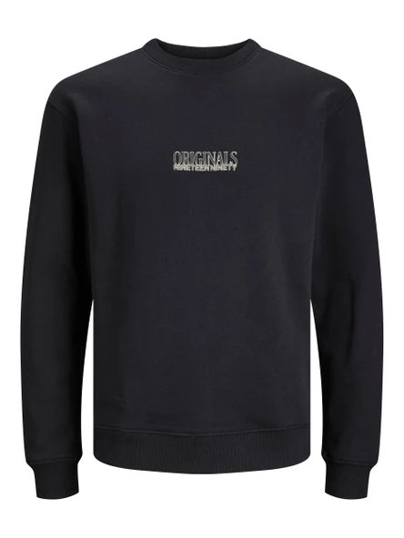 JACK JONES Erkek Bisiklet Yaka Sweatshirt 12246830 ürün görseli 1