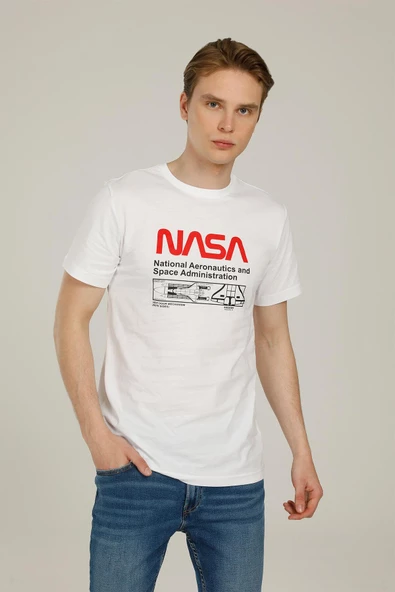 LUMBERJACK SN711 NASA SKY T-SHIRT 2FX ürün görseli 1