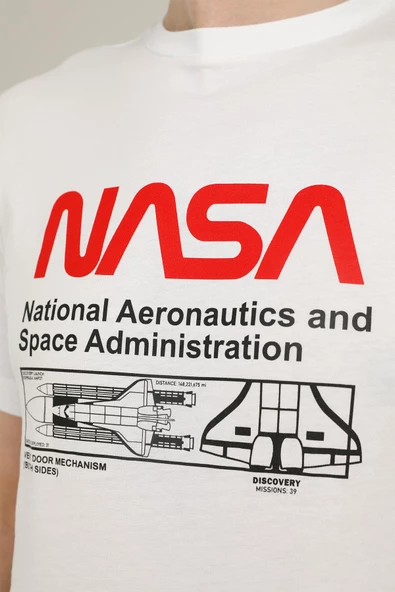 LUMBERJACK SN711 NASA SKY T-SHIRT 2FX - Resim 5