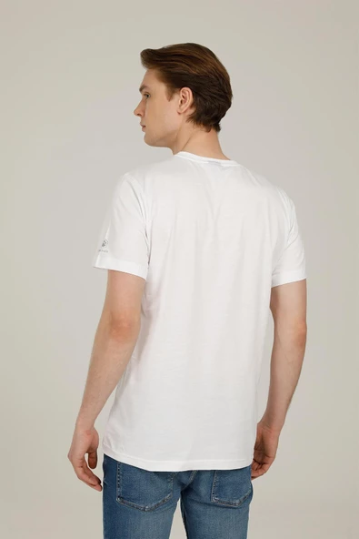 LUMBERJACK SN711 NASA SKY T-SHIRT 2FX - Resim 3