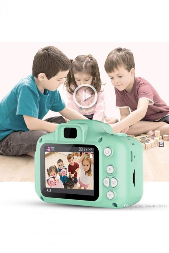 Mini 1080p Çocuklar Için Dijital Fotoğraf Makinesi Oyun Yüklü Hd ürün görseli 1
