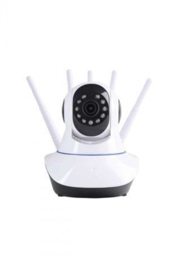 5 Antenli Bebek Izleme Kamerası Gece Görüşlü Ip Güvenlik Kamerası 360 Derece Hareket Sensörlü ürün görseli 1