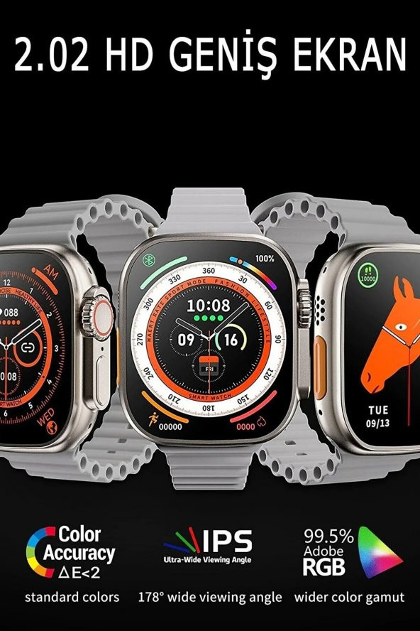Smartwatch  Gpsnfcsiri Destekli 2.05 Ekran - Resim 3