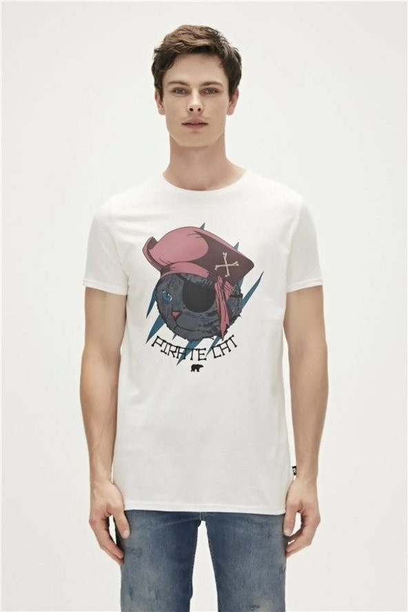 BAD BEAR PIRATE ERKEK T-SHIRT ürün görseli 1