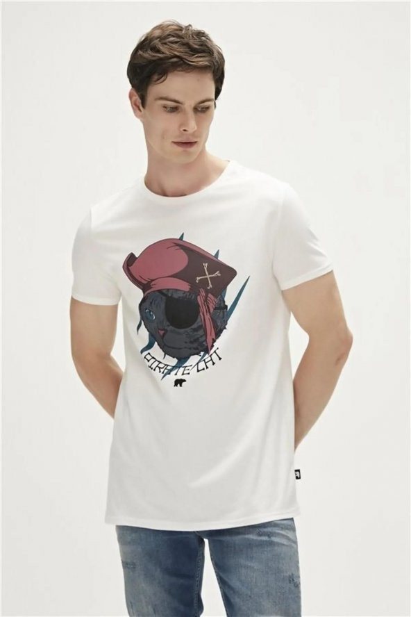 BAD BEAR PIRATE ERKEK T-SHIRT - Resim 3