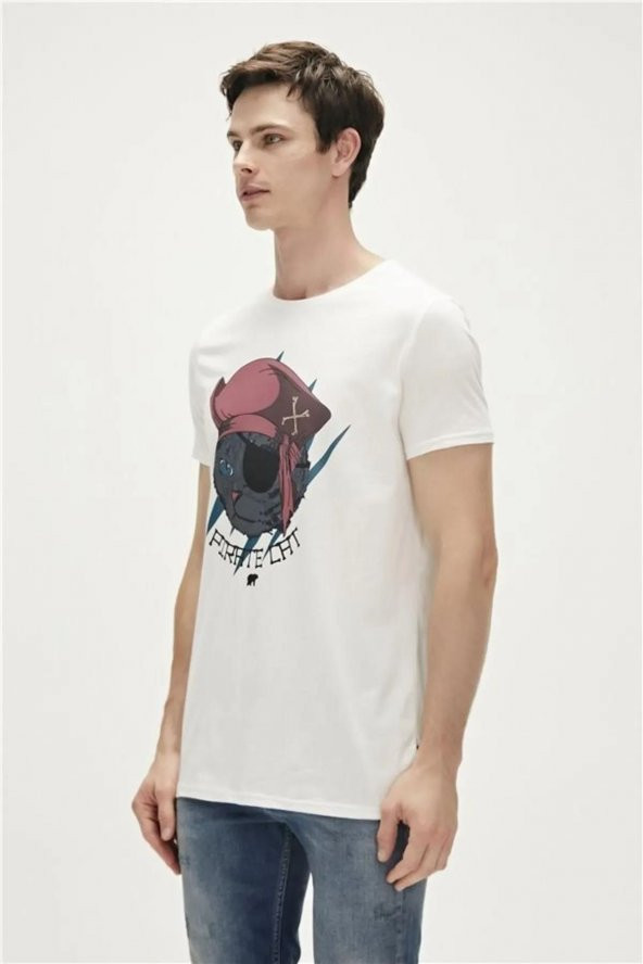 BAD BEAR PIRATE ERKEK T-SHIRT - Resim 4