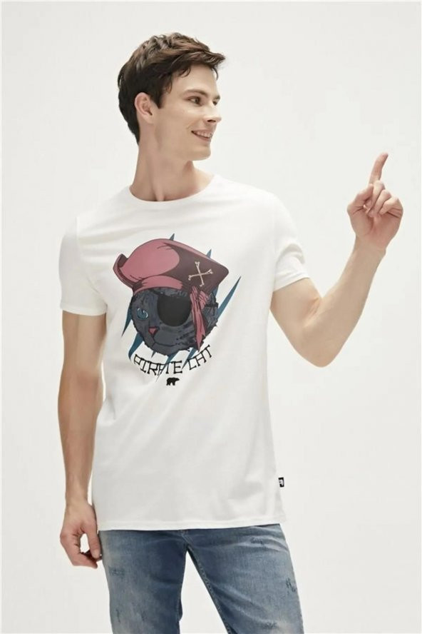 BAD BEAR PIRATE ERKEK T-SHIRT - Resim 5