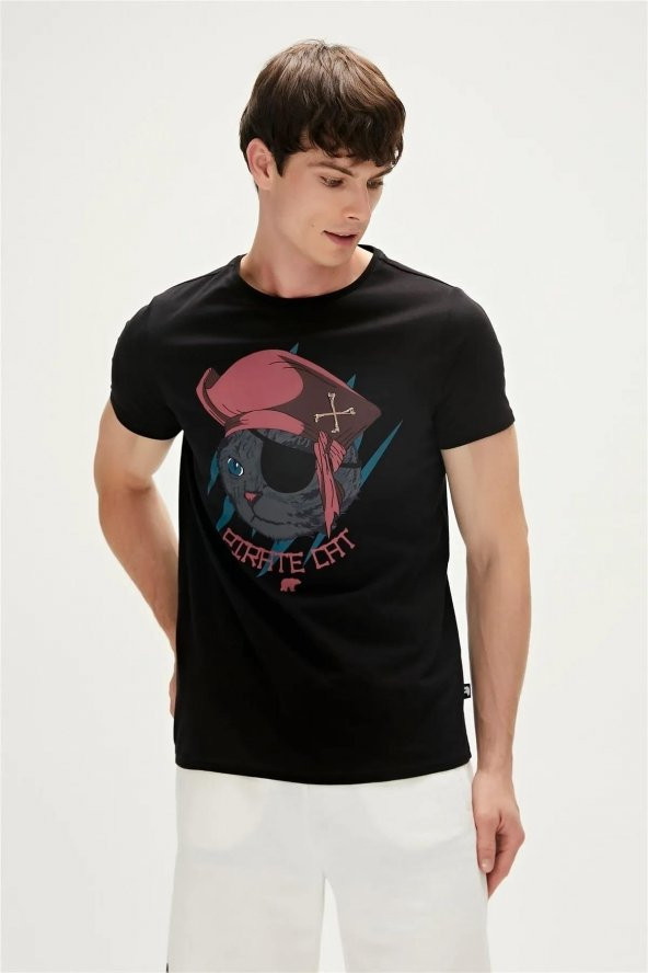 BAD BEAR PIRATE ERKEK T-SHIRT - Resim 10