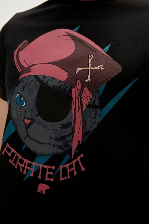 BAD BEAR PIRATE ERKEK T-SHIRT - Resim 11
