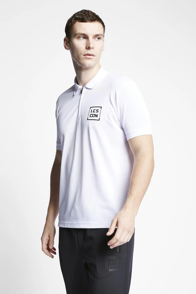 LESCON 23B-1115 KISA KOL POLO YAKA TSHIRT - Resim 2