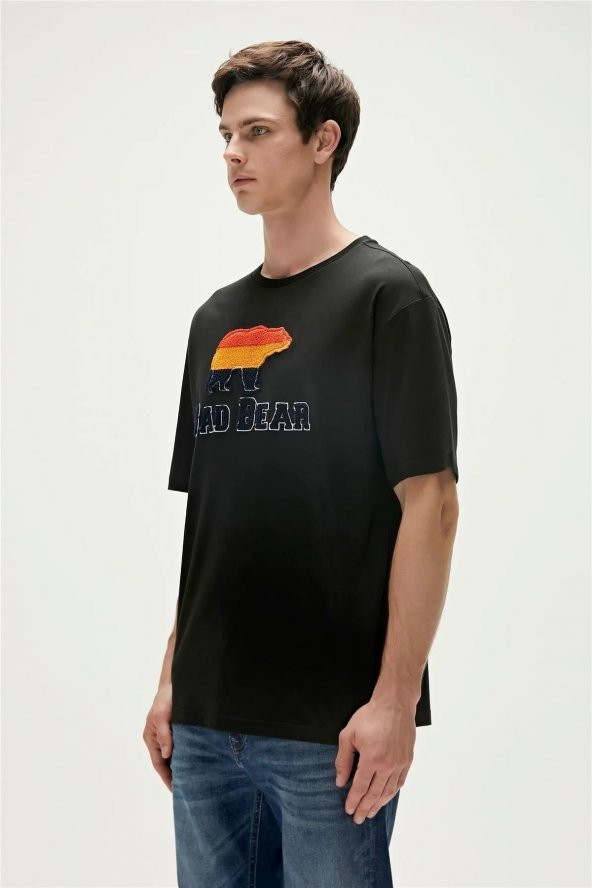 BAD BEAR TRIPART ERKEK T-SHIRT - Resim 5