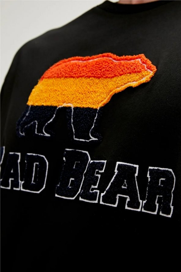 BAD BEAR TRIPART ERKEK T-SHIRT - Resim 7