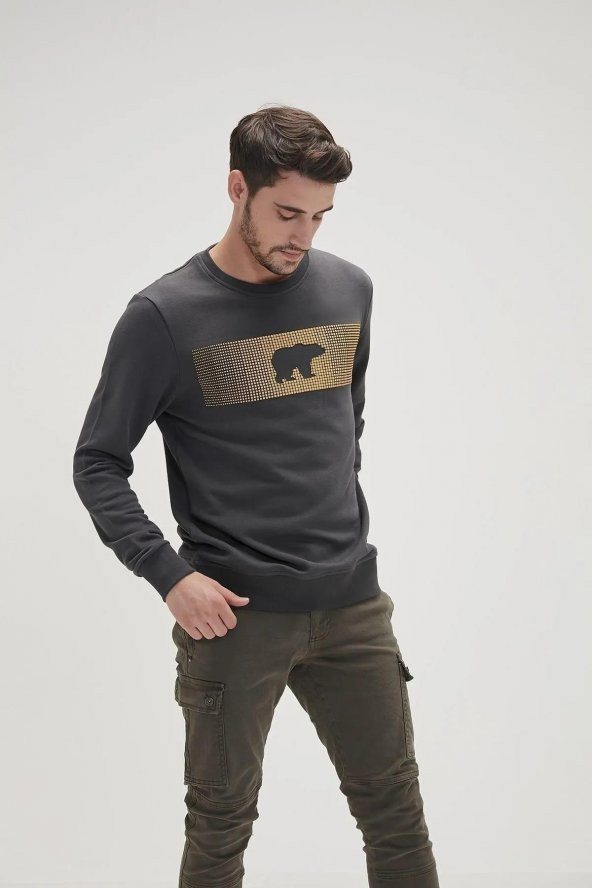 BAD BEAR FANCY CREWNECK ERKEK SWEATSHIRT - Resim 5