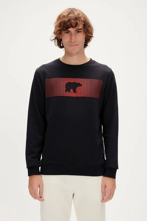 BAD BEAR FANCY CREWNECK ERKEK SWEATSHIRT - Resim 7