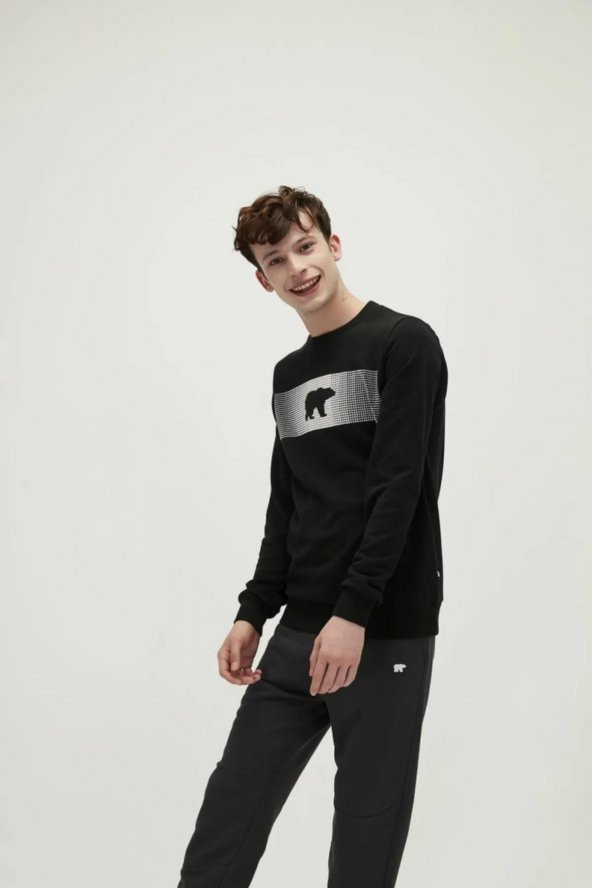 BAD BEAR FANCY CREWNECK ERKEK SWEATSHIRT - Resim 12