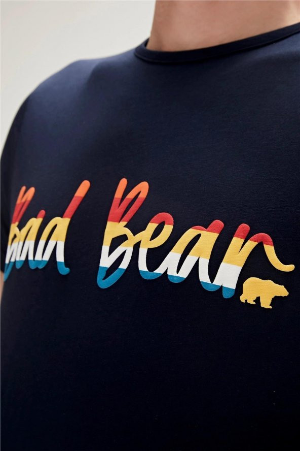 BAD BEAR MANUSCRIPT T-SHIRT - Resim 3