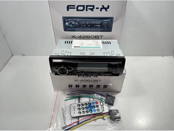For-x X-4260BT 4x60w Bluetoothlu 7 Renk Oto Teyp - Resim 4
