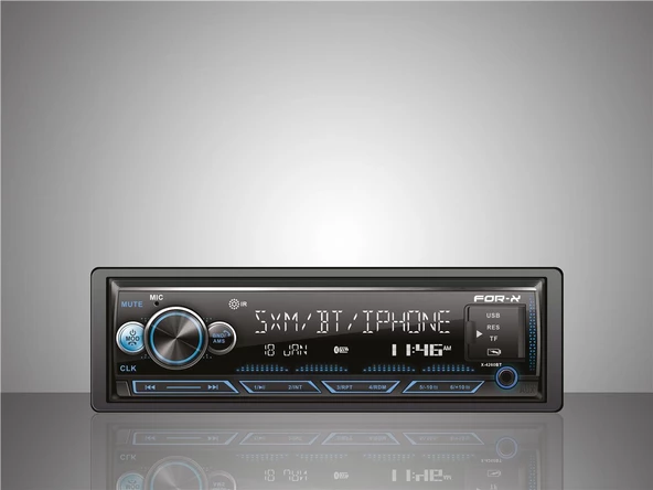 For-x X-4260BT 4x60w Bluetoothlu 7 Renk Oto Teyp ürün görseli 1