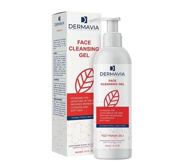 Dermavia Laktik Asit Yüz Yıkama Jeli 200 ml ürün görseli 1