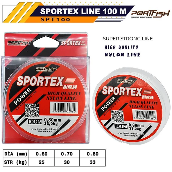 Portfish Sportex Misina Pakette 100mt ürün görseli 1