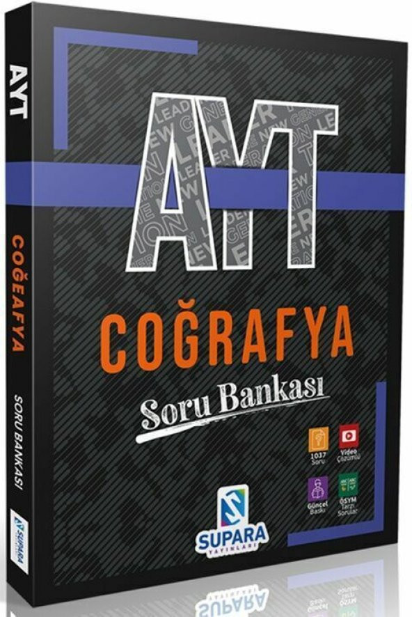 Supara Yayınları AYT Coğrafya Soru Bankası ürün görseli 1