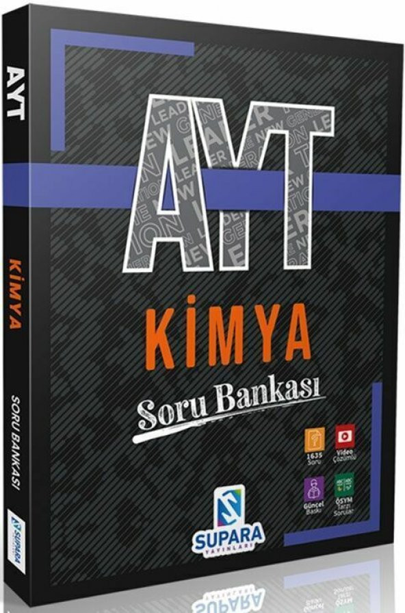 Supara Yayınları AYT Kimya Soru Bankası ürün görseli 1