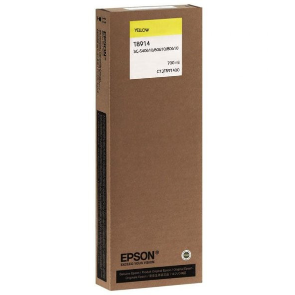 Epson Mürekkep Orj. SC-S40610, 60610, 80610 (700ml) Yellow ürün görseli 1