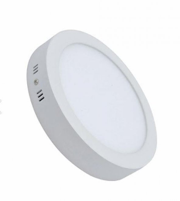 NisaLuce 18W Sıva Üstü Yuvarlak Led Panel 6500K Beyaz ürün görseli 1