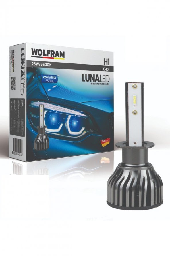 WOLFRAM Luna H1 Led Far Ampul Takımı ürün görseli 1