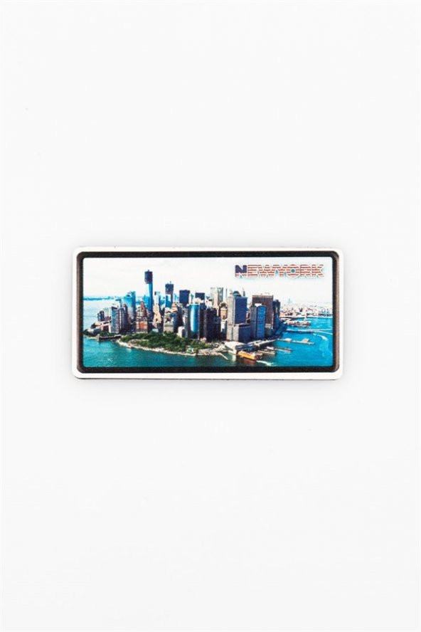 ABD New York Plaka Magnet - Resim 3