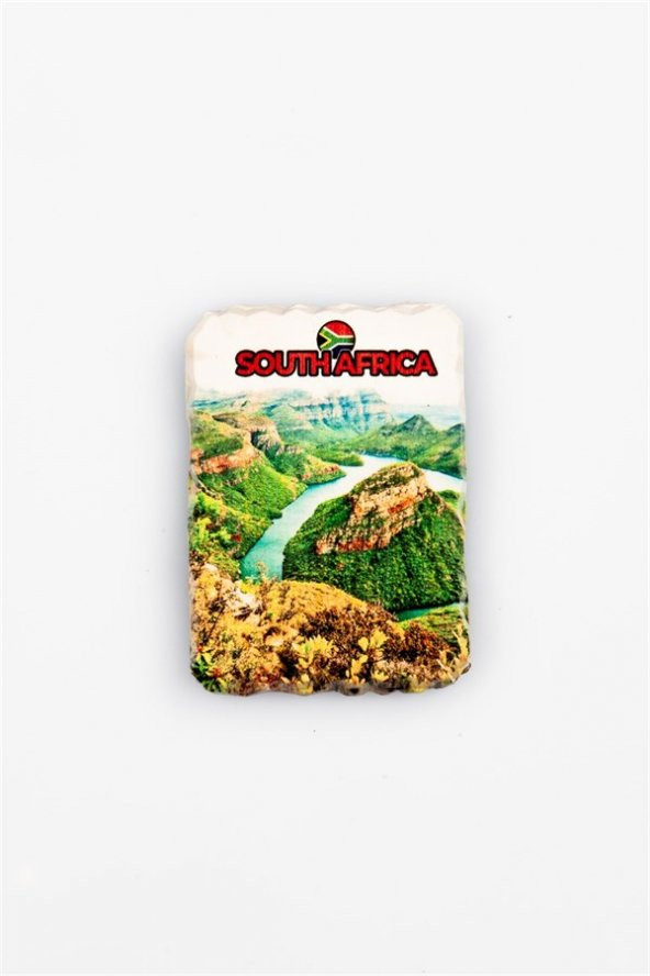 Güney Afrika Temalı Kırık Magnet - Resim 3