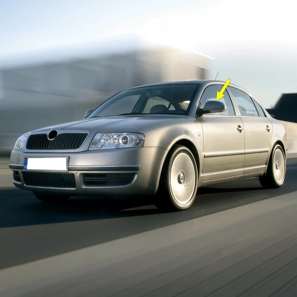 Skoda Superb 2006-2007-2008 Sol Dış Dikiz Ayna Kapağı 1K0857537 ürün görseli 1