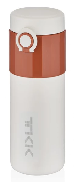 TKK 450 ml Açık Kahverengi Paslanmaz Çelik Termos - Kahve Termosu - Çocuk ve Yetişkin ürün görseli 1