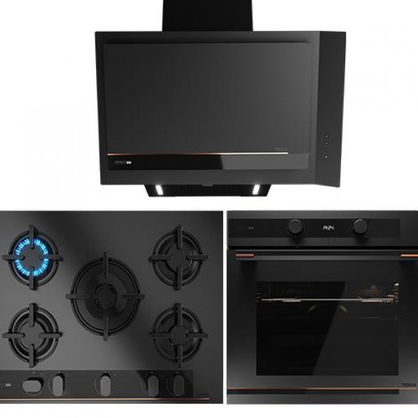Teka INFINITY G1 EDITION Ankastre Set (HLB 85-G1 P BM MaestroPizza+GBC 75-G1 GBC BM (E5)+DVI 88-G1 EOS BM) ürün görseli 1