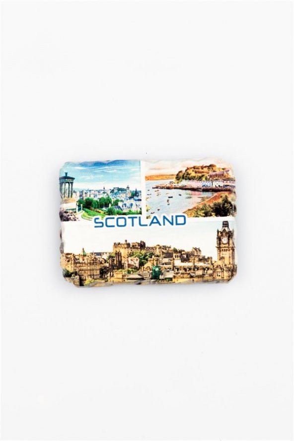 İskoçya Edinburgh Kırık Magnet - Resim 3