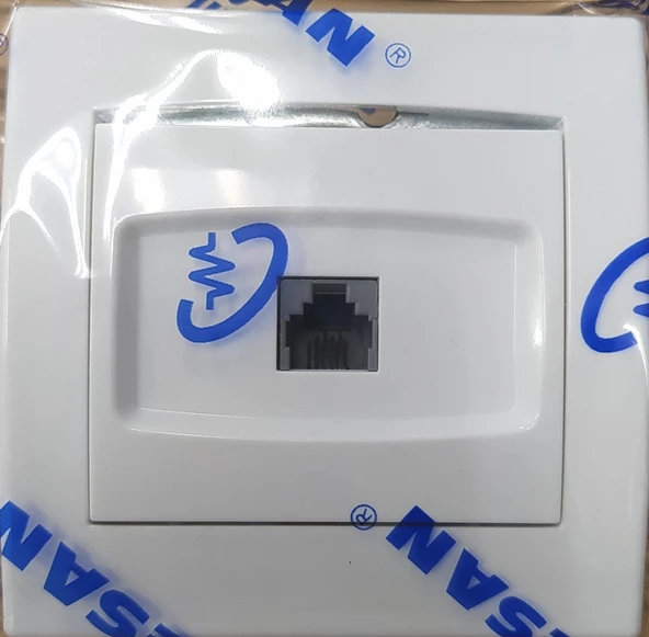 Metesan Alia 1xRJ11 Telefon Prizi ürün görseli 1