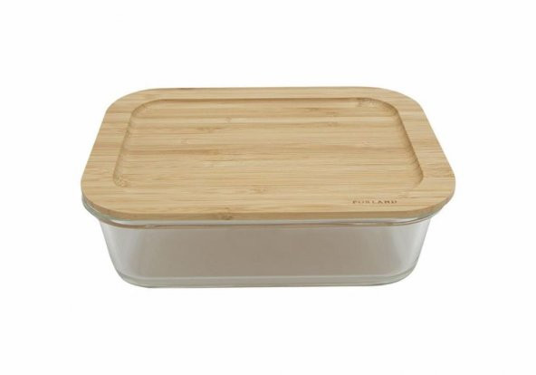 PORLAND BAMBOO DİKDÖRTGEN SAKLAMA KABI 1040 CC ürün görseli 1