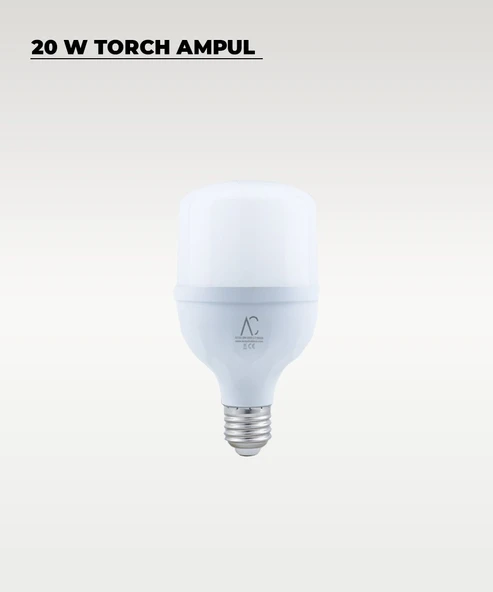 20W Torch Led Ampul Amber Işık 10 Adet - Resim 3