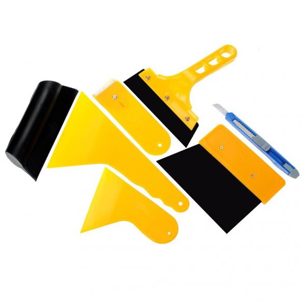 Zhltools Cam Filmi ve Folyo Uygulama Aparat Seti 7 Parça ürün görseli 1